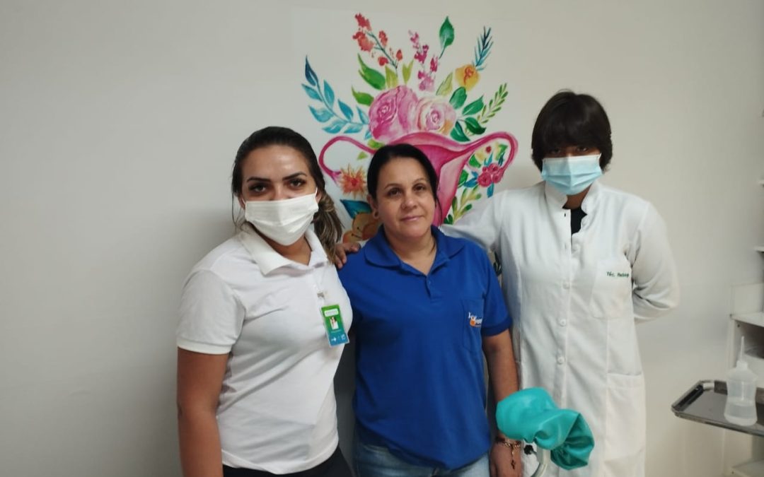 Mulheres de Porteirão realizam mamografias e Papanicolau