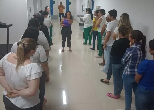 Policlínica de Quirinópolis comemora Dia Mundial de Combate ao Estresse