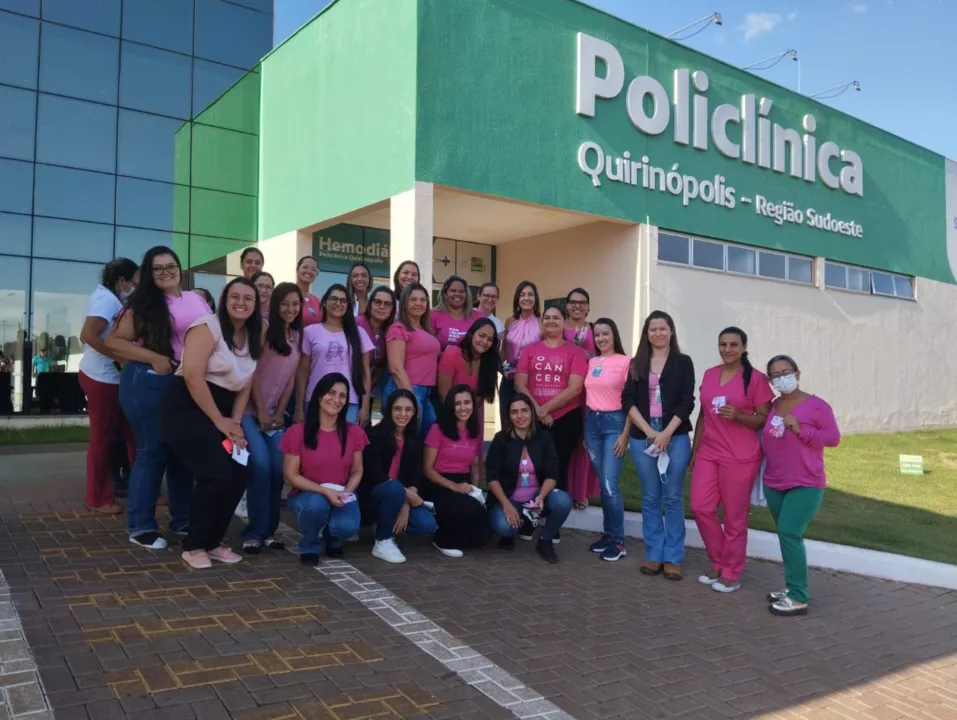Outubro Rosa na Policlínica de Quirinópolis