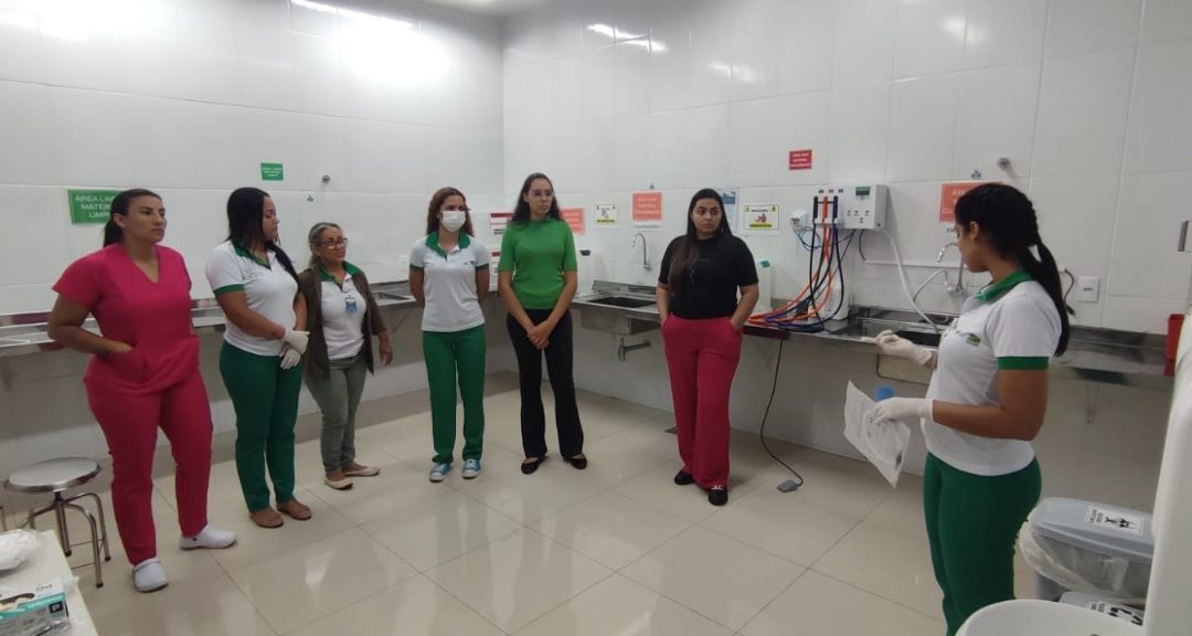 Policlínica de Quirinópolis treina sobre desinfecção de endoscópio