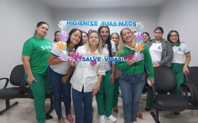 Policlínica de Quirinópolis destaca importância da higiene das mãos