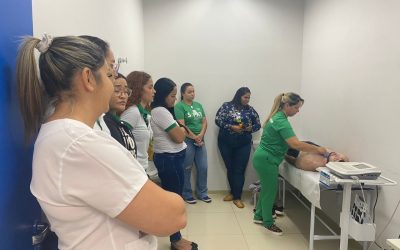 Equipe da Policlínica de Quirinópolis participa de treinamento sobre eletrocardiograma